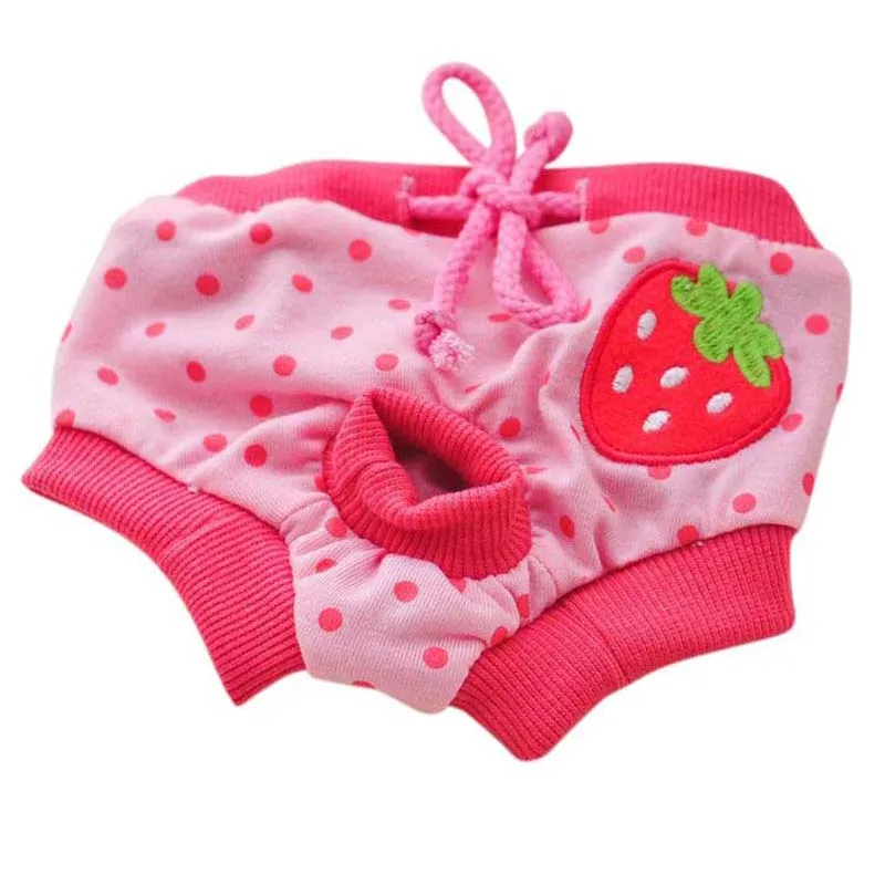 Pet Dog Sanitary Briefs Shorts Floral Female Puppy Girls Pant Diaper Underwear | Дом и сад