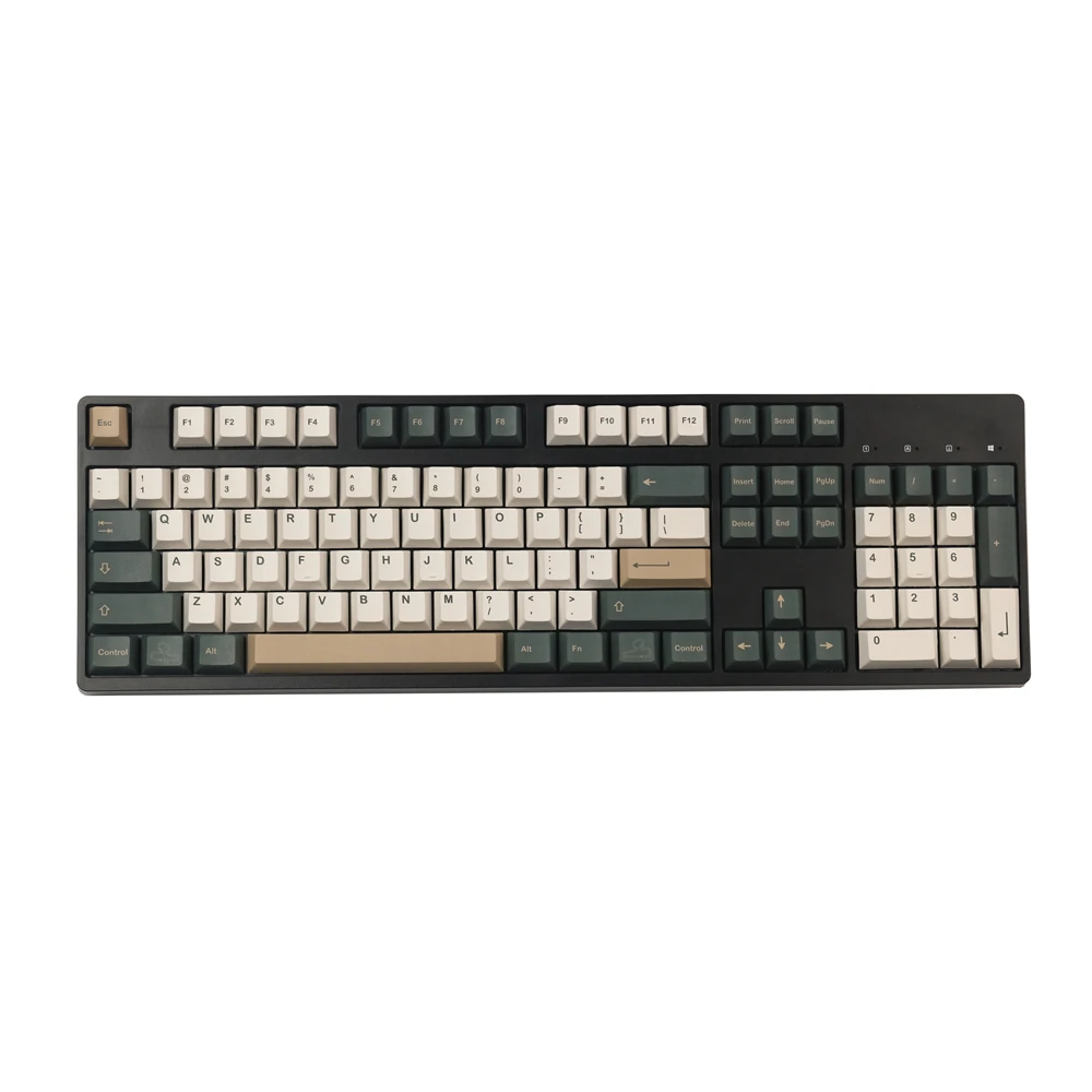 GMK British Racing Green PBT Keycaps 140 Keys Cherry High
