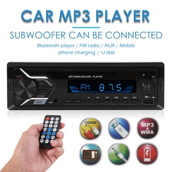 

Car Radio TF U Disk AUX Bluetooth 4.0 Auto Stereo MP3 Player Head Unit Multi-functional Car Vehicle Accessaries Supplies