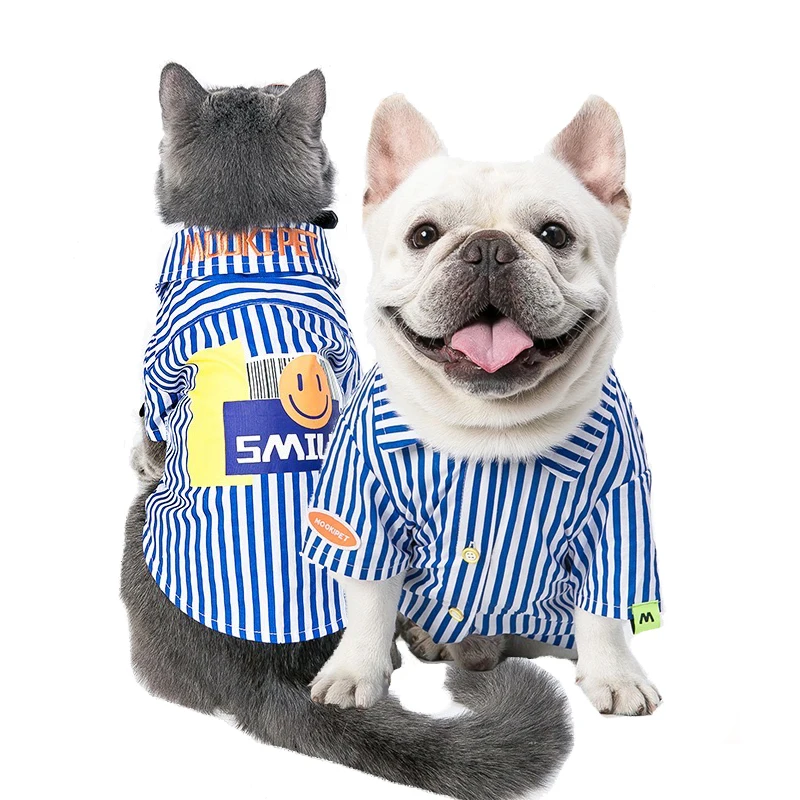 Одежда для собак рубашка домашних питомцев одежда чихуахуа маленьких рубашки