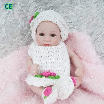 

11inch 28cm Kids Reborn Baby Doll Soft Vinyl Silicone Lifelike Newborn Baby swimming bath doll Toy for Boys Girls Birthday Gift