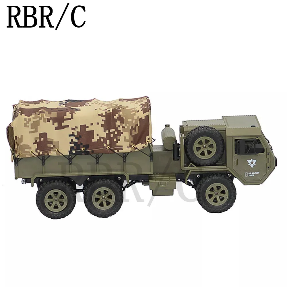RBR/C Fayee FY004A с холстом 1/16 2,4 г 6WD Rc автомобиль пропорциональный контроль США армейский военный грузовик RTR модель