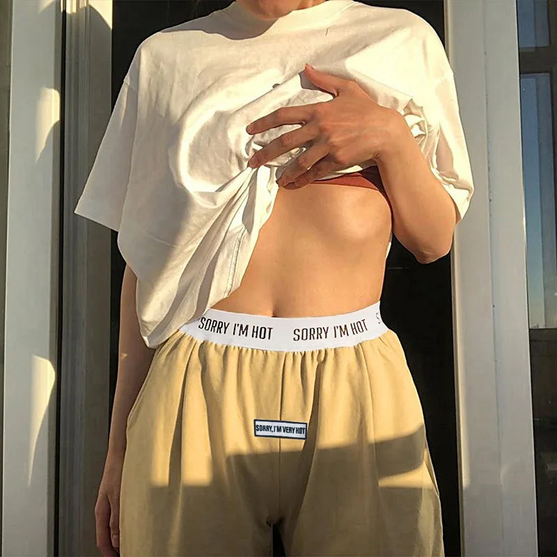NCLAGEN Letter Print Sweatpants Casual Patchwork Joggers Women Pants Atheleisure Sweat Pant Loose Harem Capris Woman Trousers NCLAGEN Letter Print Sweatpants Casual Patchwork Joggers Women Pants Atheleisure Sweat Pant Loose Harem Capris Woman Trousers