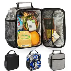Утолщенная Ткань Оксфорд Переносные сумки для обедов Термосумка для еды крутая сумка для пикника для взрослых детей хранение еды