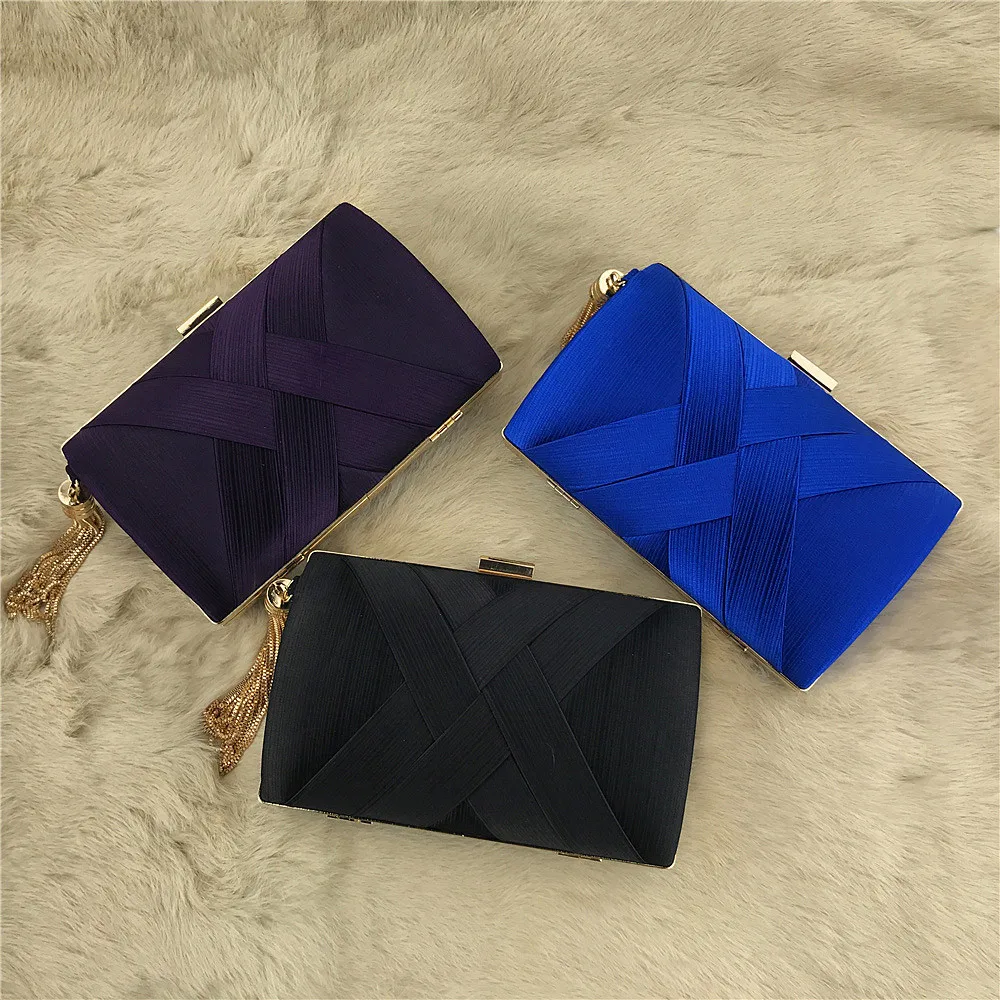 Handbags Luxury Designer Women Fashion Tassel Clutches Evening Bags Handbags Wedding Purse Minaudiere#YL5