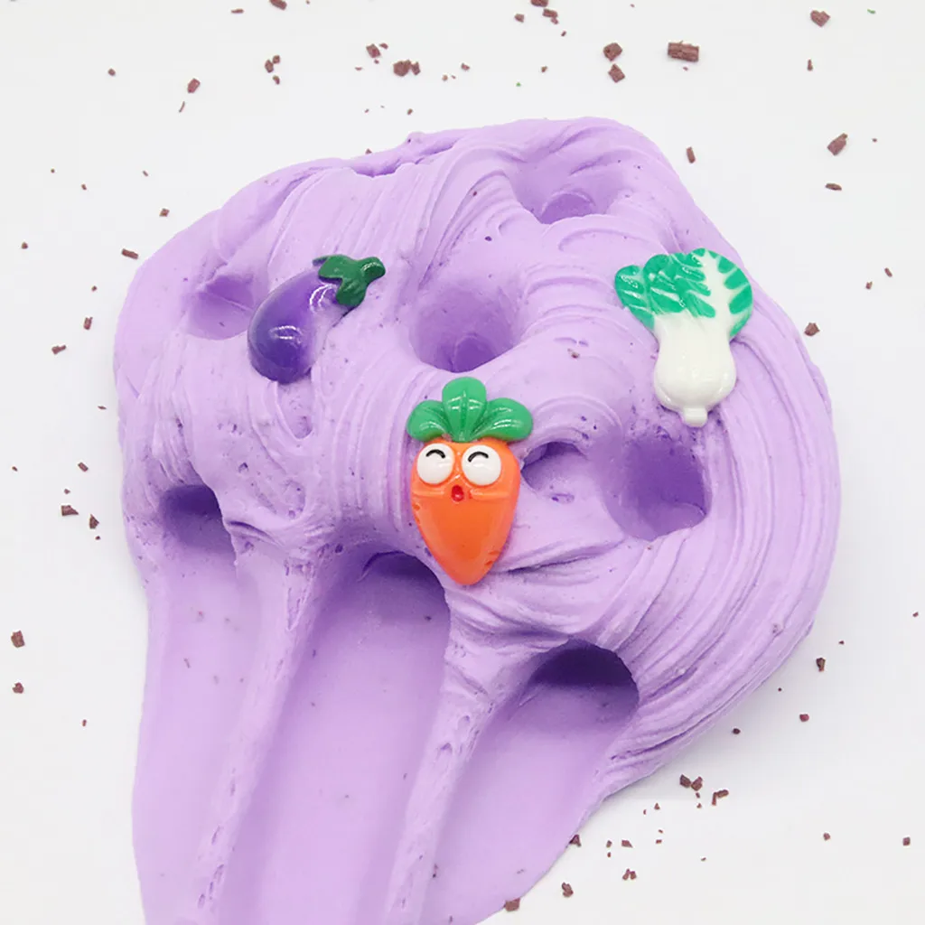 60 мл/100 мл squishies visquous смешивание овощей облачный слайм шпатлевка