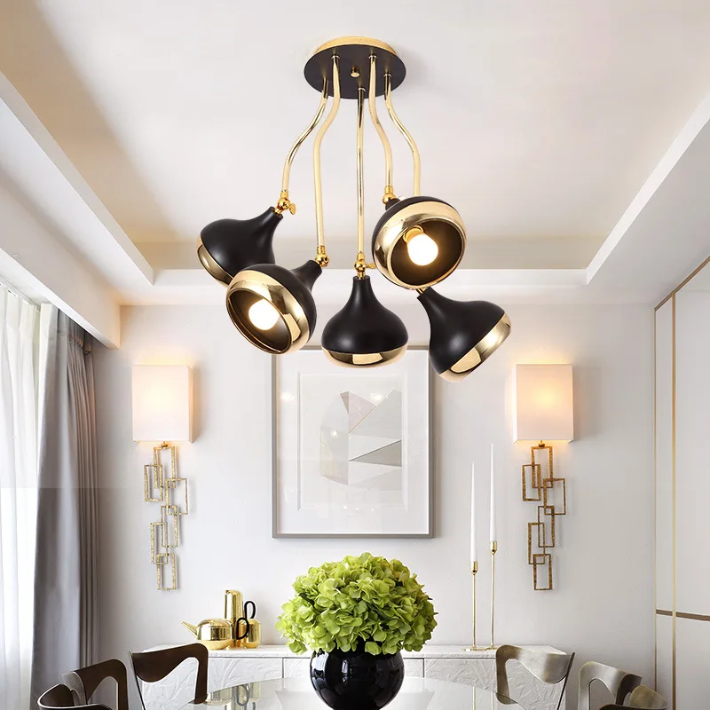 

Post-modern Chandelier Living Room Lights Gold Creative Lighting Household Bedroom Restaurant Light Simple Nordic Lamps