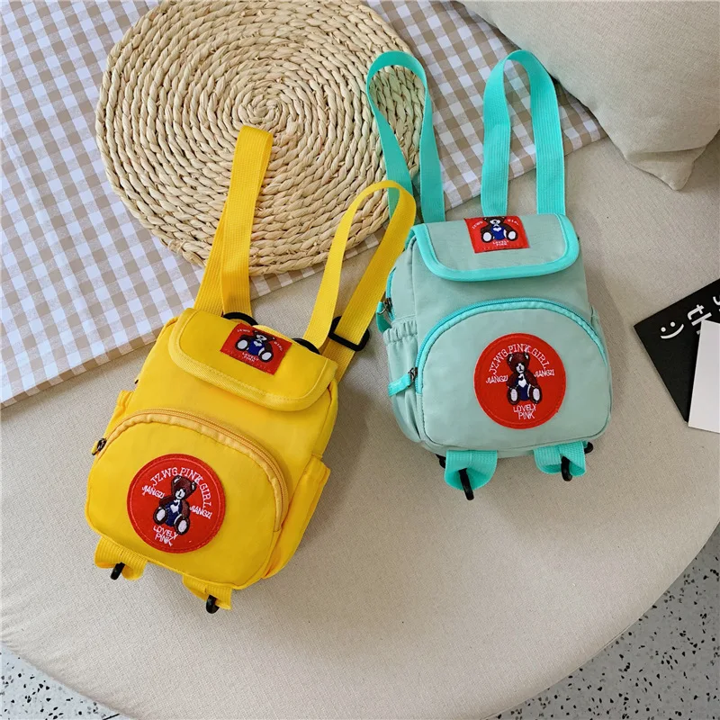 

Korean-style Children's Bags 2019 Summer Autumn New Style Backpack Cute Little Bear Multi-Purpose Small Backpack Fashion Men And