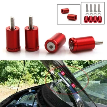 

Red Bonnet Raisers Billet Hood Vent Spacer Riser Kits JDM Turbo Drift