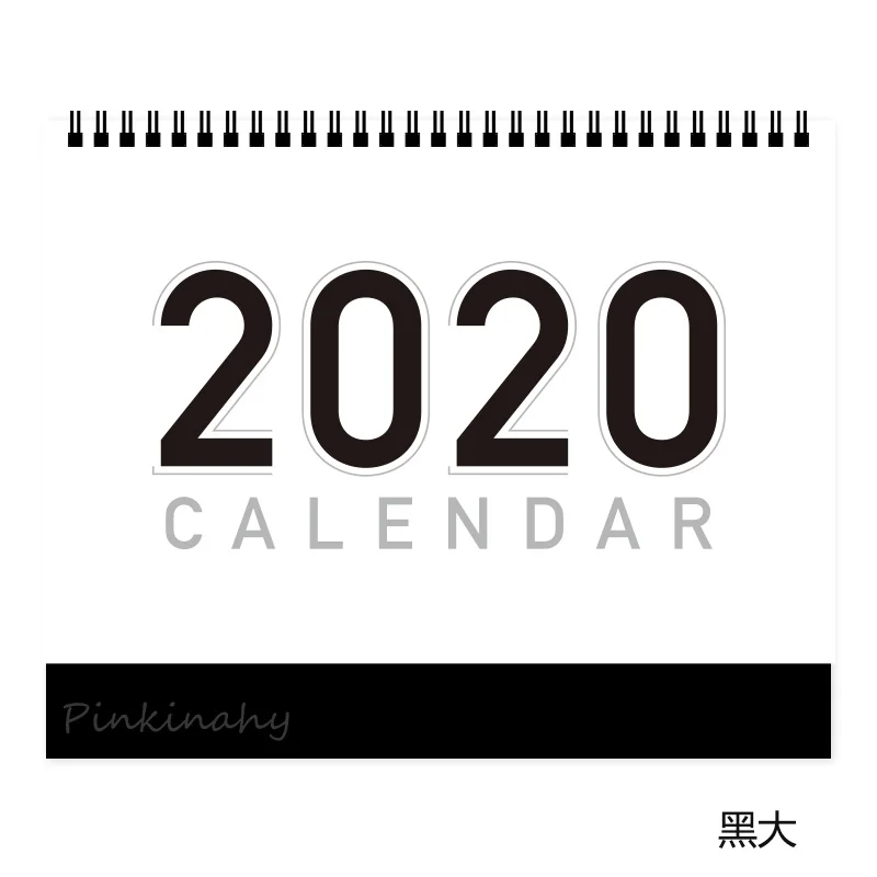 MUJI Deisgn Bullet Journal Настольный календарь катушка календарь Сделай Сам блокнот годовой Органайзер дня,07~,12 - Цвет: 5