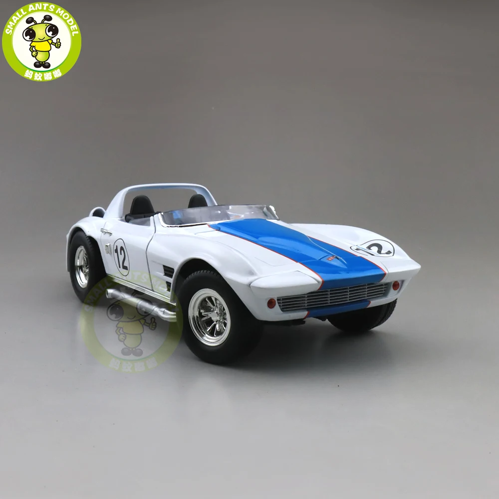 1/18 1964 Chevrolet CORVETTE Grand Sport Road Фирменная литая модель автомобиля игрушки подарки