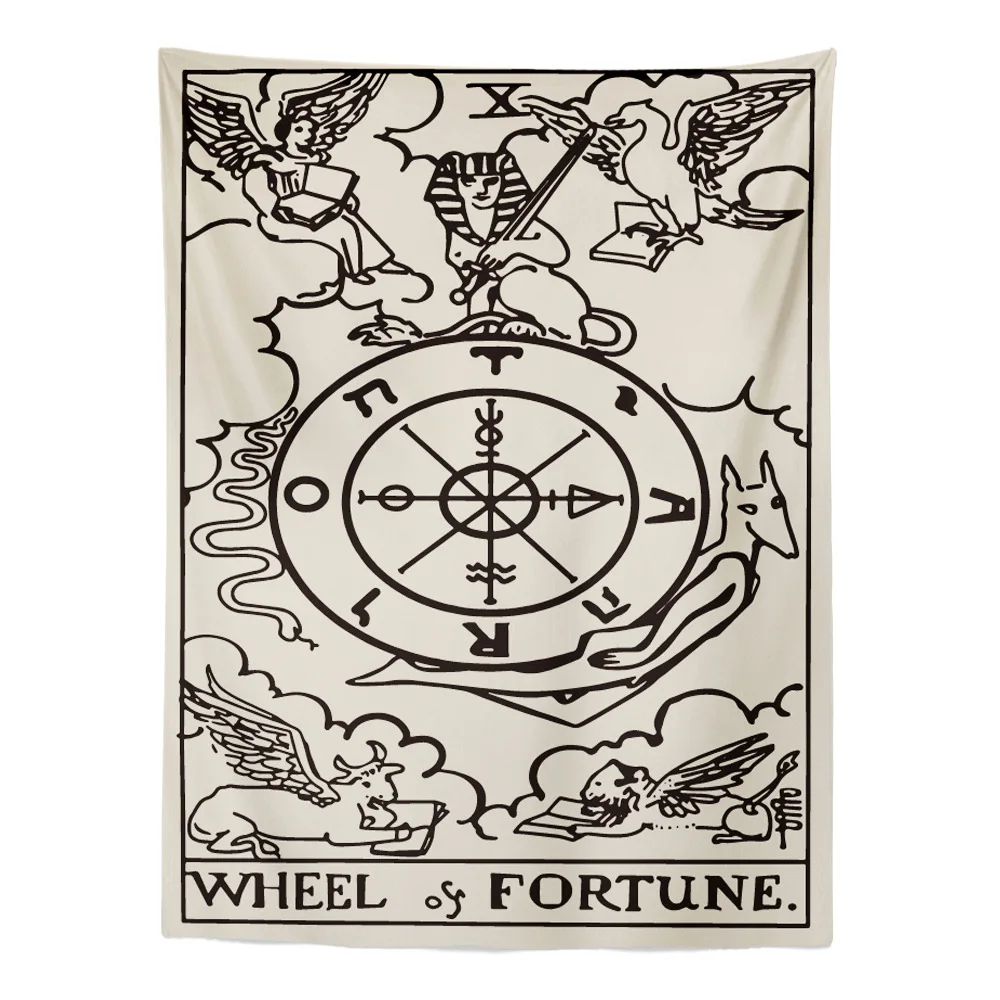 Tapestry Decorations The Moon Star Tapestry Wall Hanging Astrology Divination Bedspread Beach Mat