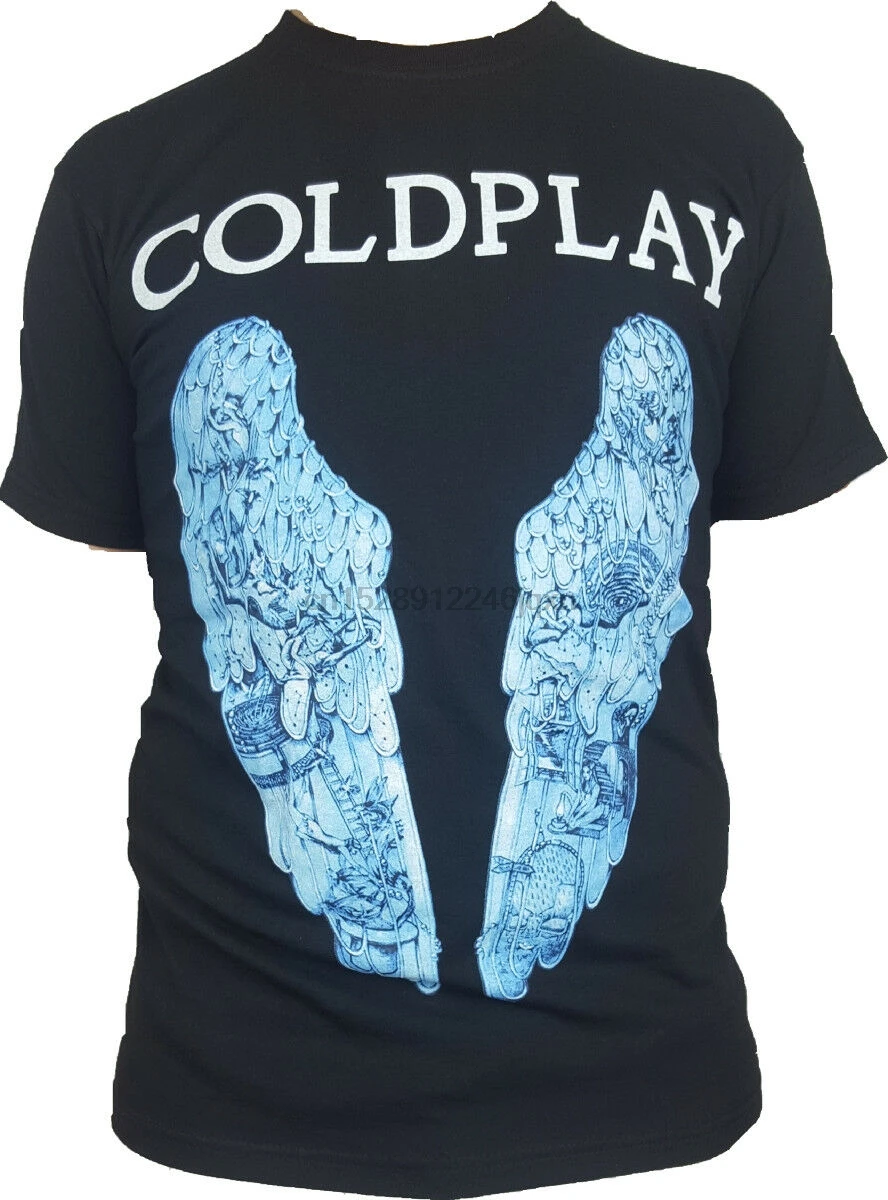 T-shirt COLD PLAY Maglia Rock Band Registrata Ed Approvata Music Maglietta |