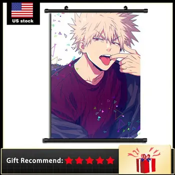

Boku No My Hero Academia Print Wall Poster Scroll Room Decor 40x60 CM/16X24 In