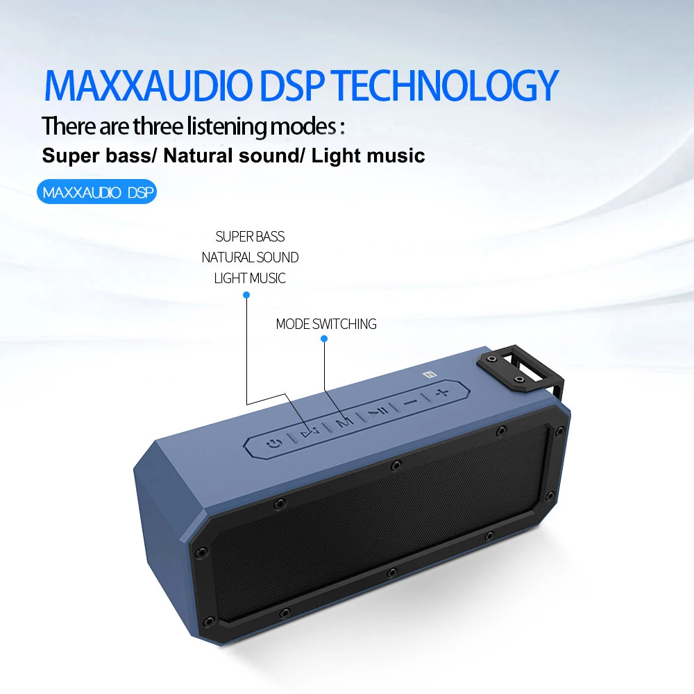 Портативный Bluetooth динамик IP67 Водонепроницаемый NFC динамик TWS 40 Вт HiFi динамик TF карта воспроизведения музыки тип-c Быстрая зарядка с микрофоном