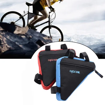 

MTB Road Bicycle Bags Front Frame Triangle Bag Bicycle Beam Bag Waterproof Triangle Pouch Frame Holder Bicycle Accessories