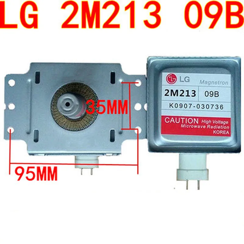 1pcs Microwave Oven Parts 2M213 Magnetron for LG 2M213-09B 2M213-09B0 Magnetron(Around the six-hole transverse universal