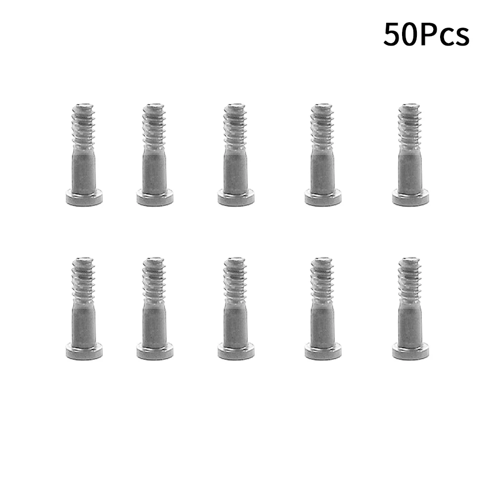 Silver White 50pcs Аппаратные средства Pentalobe док мини Torx телефон аксессуар внутренний ремонт замена нижний винт под фиксированной для IPhone 6 6S 6SP - Цвет: Silver White 50pcs