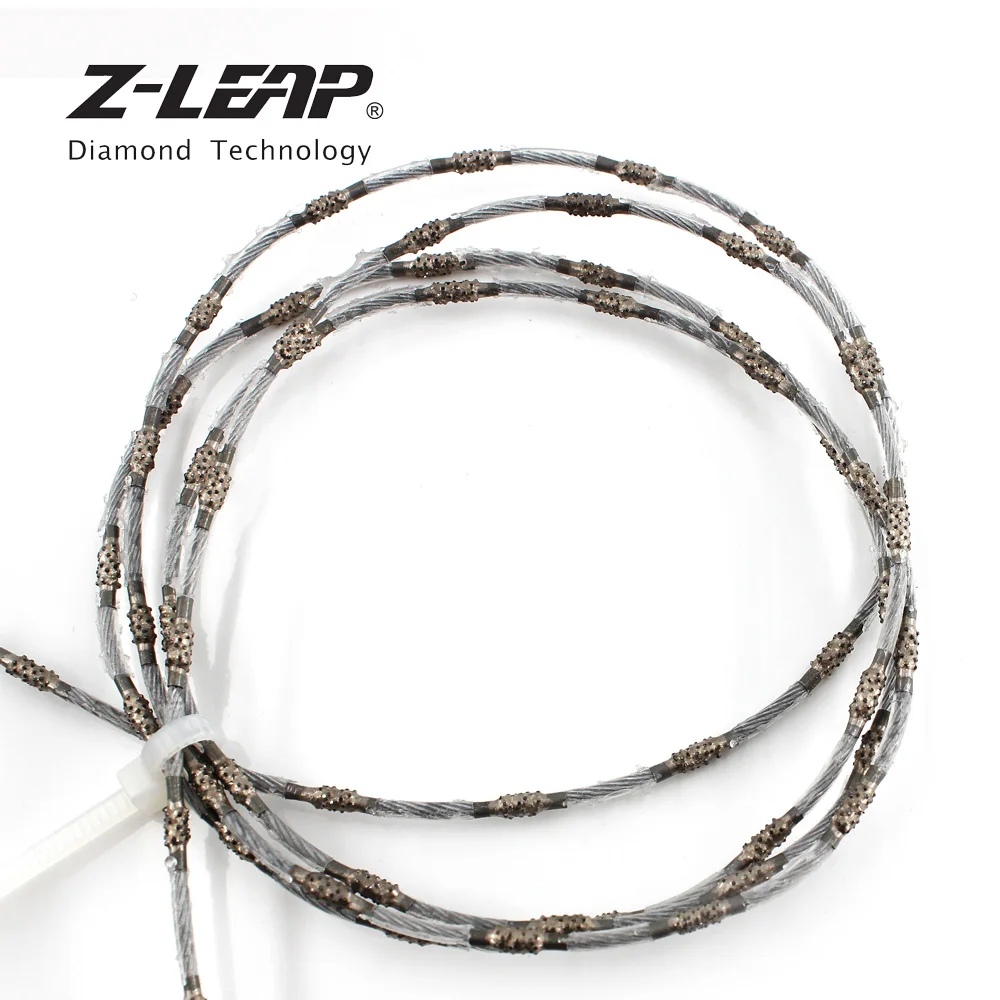 Z-LEAP 2,2/4,0 мм Алмазная проволочная пила Гранит ювелирных изделий металла, дерева, камня резки проволоки Вакуумная Пайка "zheijang ningbo" лезвия для резки