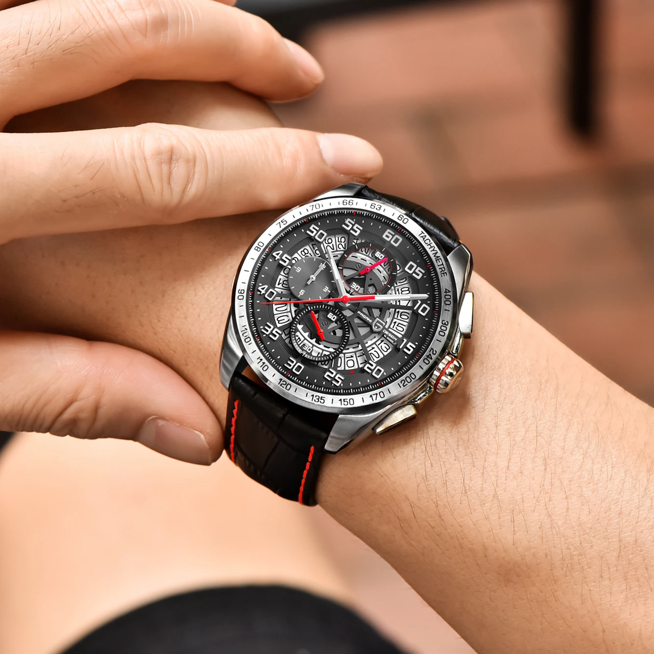 PAGANI Дизайн Топ люксовый бренд спортивный хронограф мужские часы Reloj Hombre