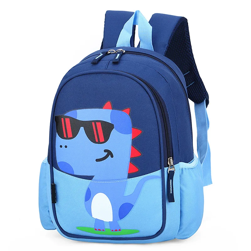 Mochila con dibujo de dinosaurio para niños y niñas, morral escolar de animales para niños pequeños