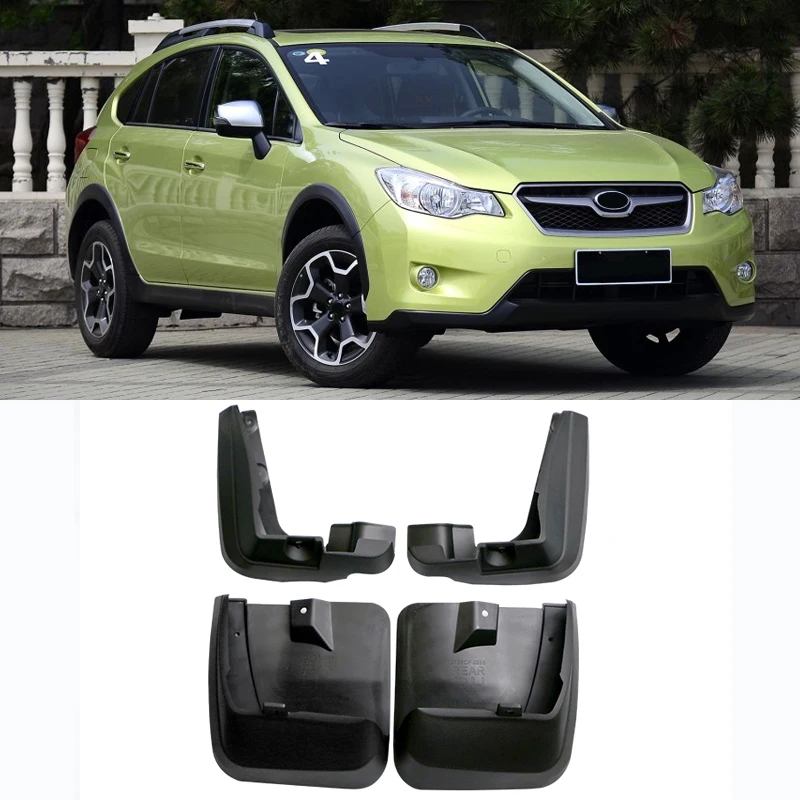 Для Subaru XV crosstrek 2013- Набор форм для автомобиля брызговик s брызговики брызговик крыло брызговиков спереди и сзади для укладки волос