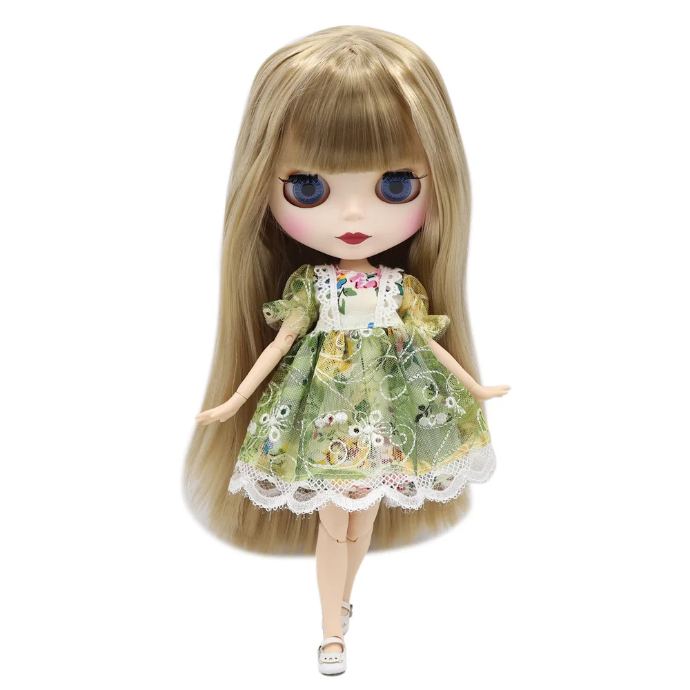 ICY 1/6 Blyth Кукла № 9031 золотые волосы с белой/темной кожей Обнаженная кукла, индивидуальные матовое лицо соединение тела - Цвет: suit B