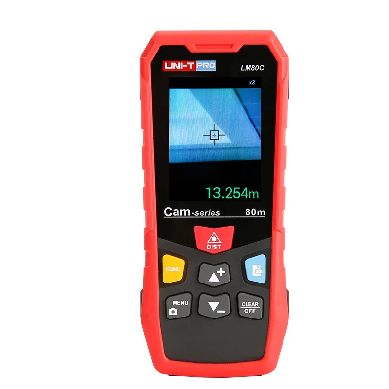 UNI-T LM80C/LM120C/LM200C Тип камеры лазерный дальномер(Pro C Edition) IP65 Водонепроницаемый/пылезащитный Многофункциональный дальномер
