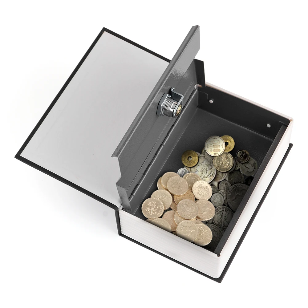 English Dictionary Forma Key Money Box Piggy Bank Safe Cash Monedas Caja de ahorro 