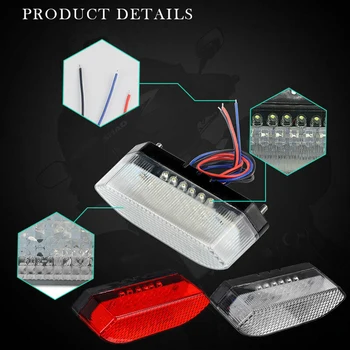 

30LED Taillight Brake light Motorcycle Driving lights Shockproof Lightweight
