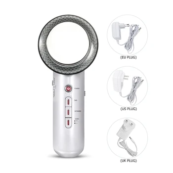 

Macabolo Body Slimming Machine 3 in1 Infrared Ultrasonic Slimming Massager Firming Skin Beauty Apparatus Muscle Relax Stimulator