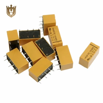 

10PCS DC 5V/9V/12V/24V Coil DPDT 8 Pin Electromagnetic Relays PCB Type HK19F 2NO 2NC