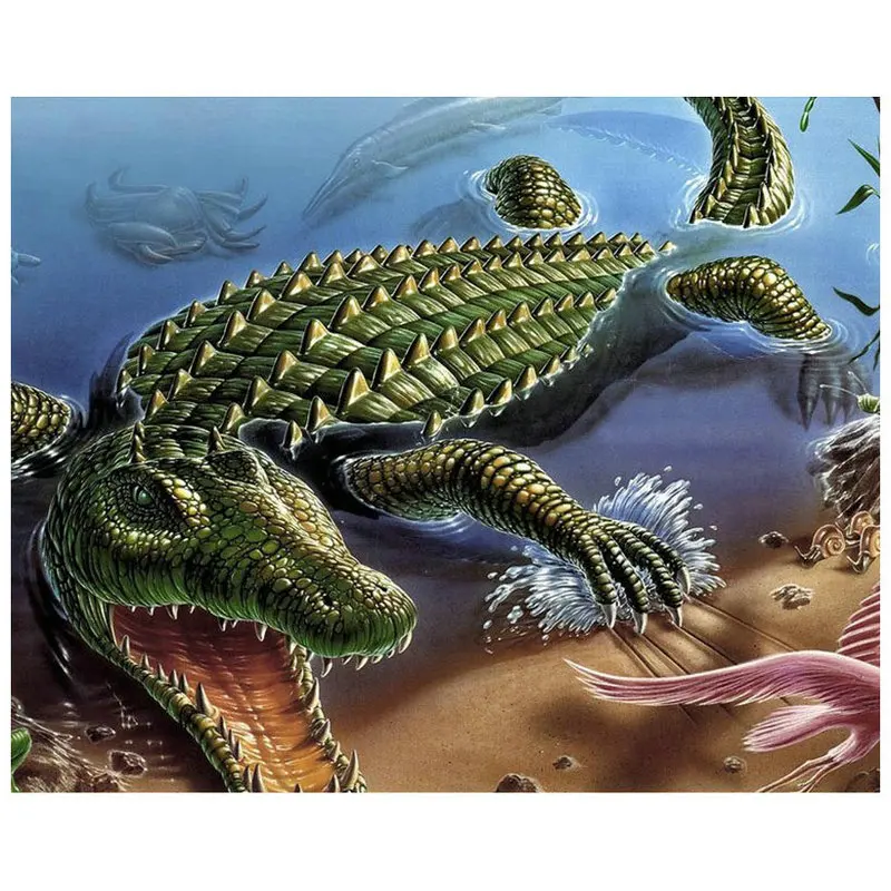 NEW-DIY-Diamond-Painting-Crafts-5D-Diamond-Mosaic-Home-Decorative-Painting-Cross-Stitch-Diamond-Embroidery-crocodile