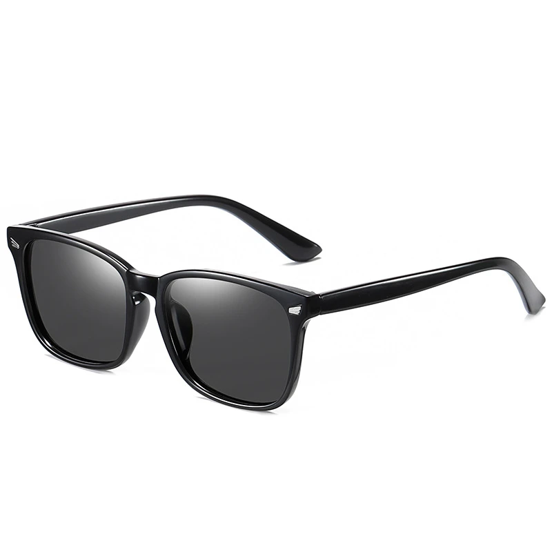 

SEEMFLY Retro square rice nails polarized sunglasses for men and women Fashion bright sunglasses Driving night vision goggles