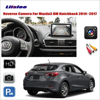 

Car Reverse Back Up Camera (6V) For Mazda 3 Mazda3 BM Hatchback 2014~2017 Rear Camera Compatible Original Screen RCA Adapter