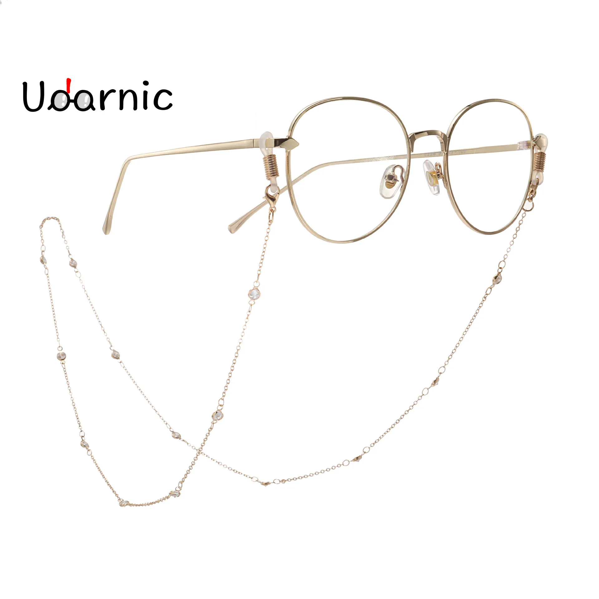 

Zircon Non-slip Handmade Glasses Chain Hot Style Fashion Spectacles Holder Cord Lanyard for Women Glasses Not Included 242-019