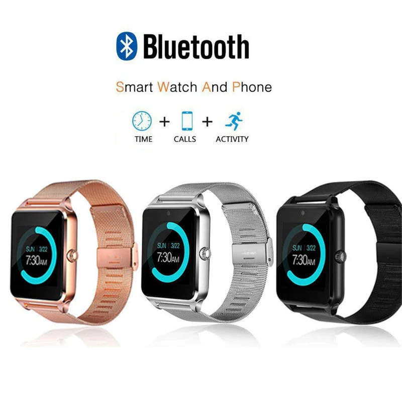 Смарт часы Z60 мужские с сенсорным экраном и поддержкой Bluetooth|Смарт-часы| |
