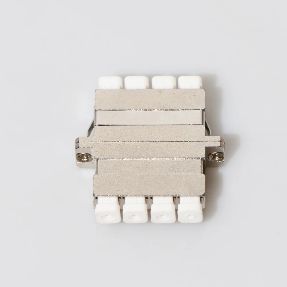 10PCS Optical Fiber Connector LC Quad Flange