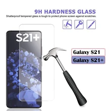 Screenprotector Pour Samsung Galaxy S21 S 21 Plus Verre Protection Écran Smartphone Sur SamsunS21 S21Plus S21 S20 FE Trempé Film=