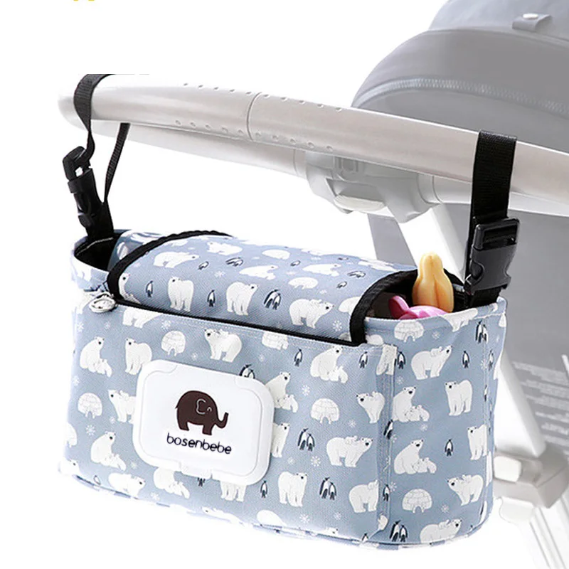 

Multifunctional Baby Stroller Bag Large Capacity Mummy Diaper Bag Hanging On Stroller Baby Items Organizer Stroller Accessories