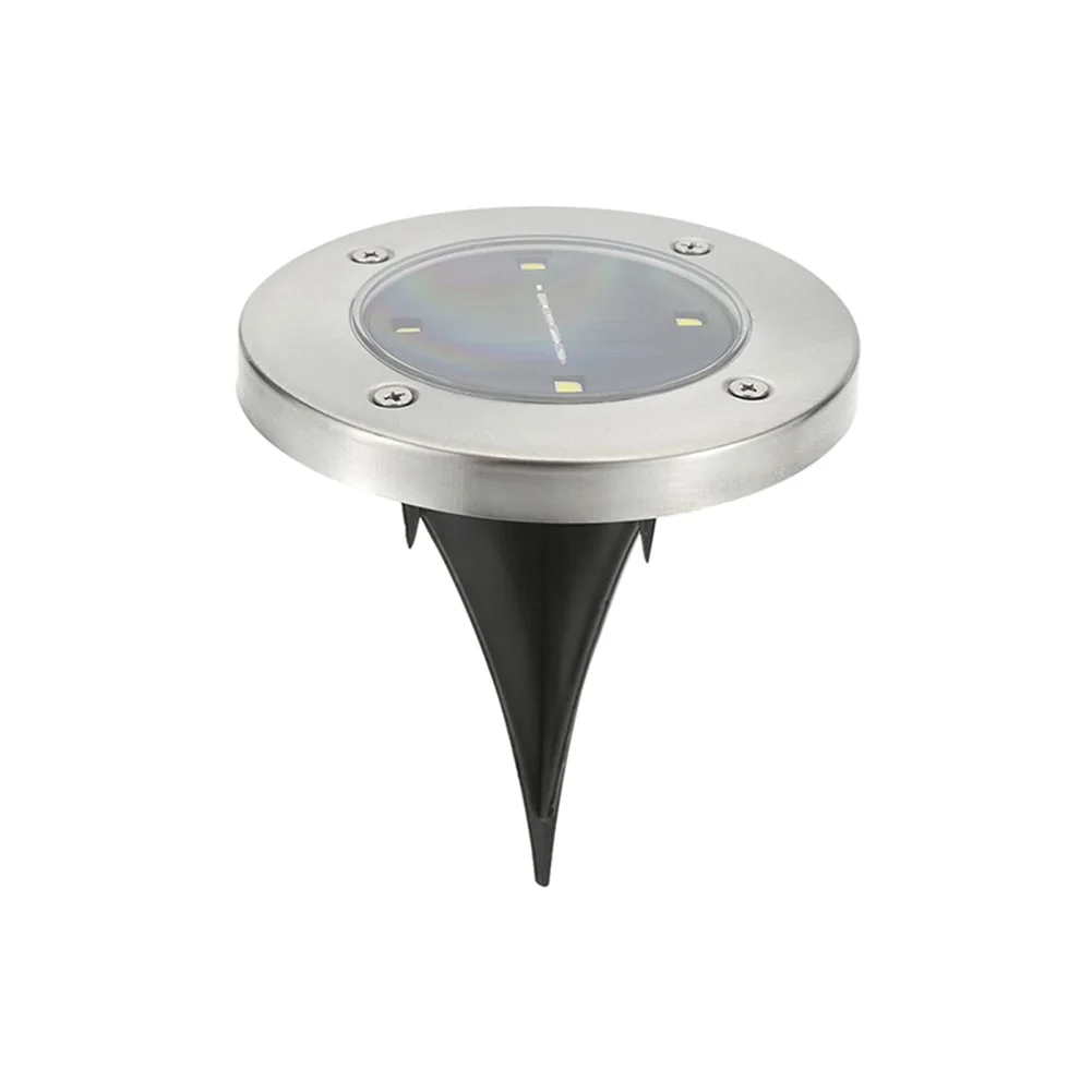 

4LED Solar Lawn Light Waterproof Buried Lights Pathway Floor Light Underground Lamps Outdoor Garden Landscape Lamp