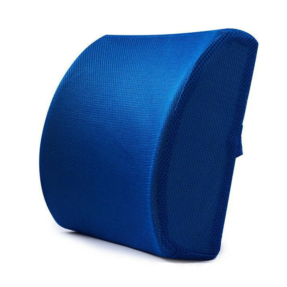 Cushion Elastic Lumbar Back Pillow Support Relief Pain Portable High Density Office Memory Foam Home Breathable Car Ergonomic
