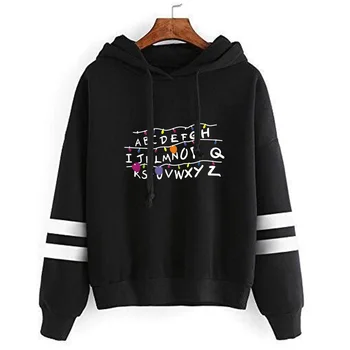 

Stranger Things Hoodie Women winter Printed Long Sleeve Hoodie Sweatshirts 2019 Hot Sale Casual Streetwear Clothes