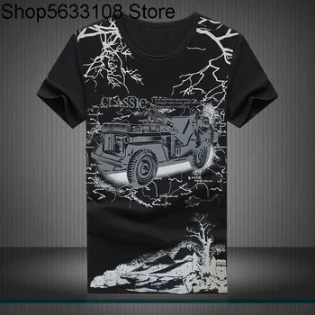 

Extra Large Size Men's Wear Plus Fat Plus Daxian Thin Jp Short Sleeve T Shirt Men Extra Large Size Half Sleeve Large Size