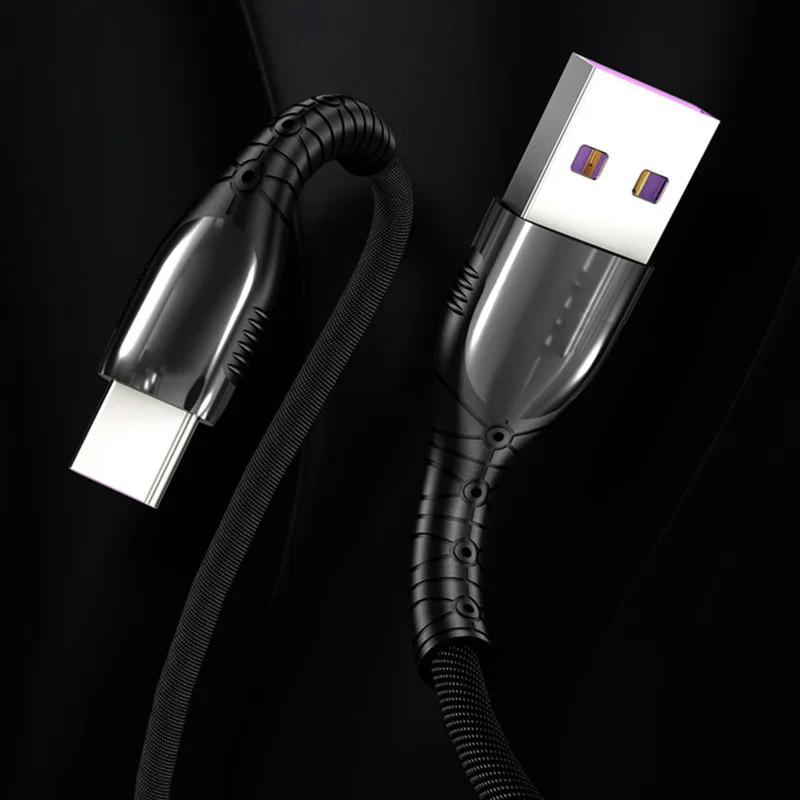 5A usb type-C кабель для huawei P20 Lite зарядка USB C Быстрая зарядка кабель type-C кабель для huawei P30 Pro с светильник Прямая поставка