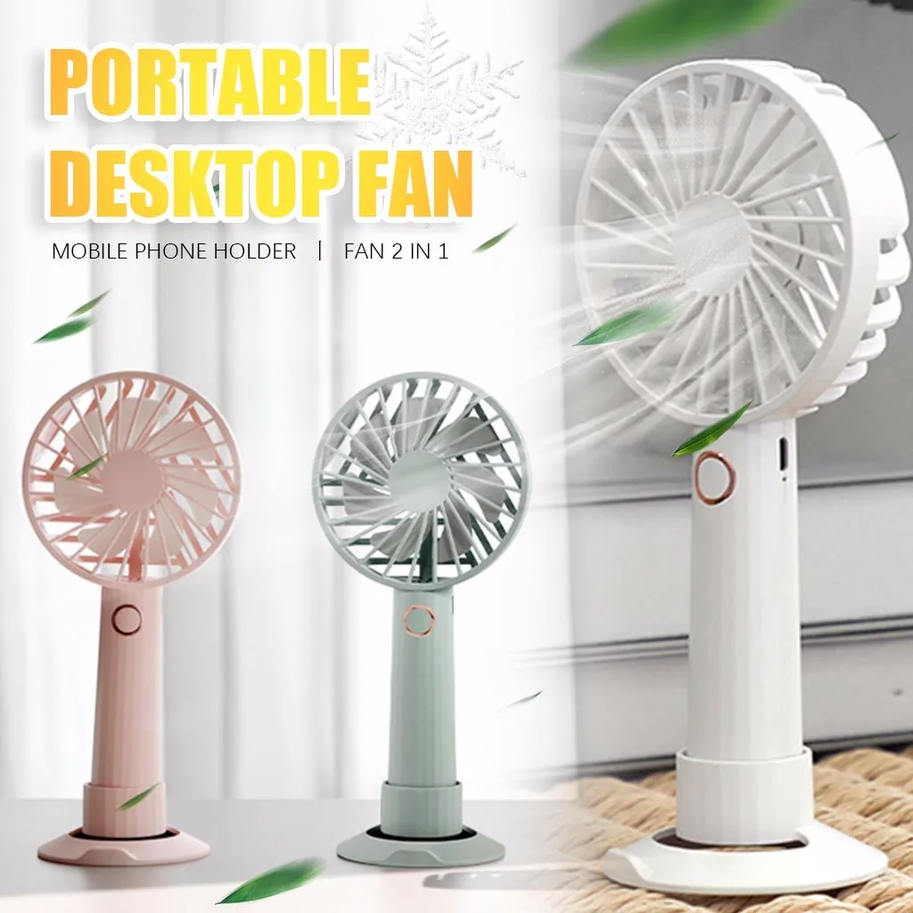 USB Colorful Portable Handheld Fan Low Noise Multi-function Mini Rechargeable 3 Speed Easy Carry Lightweight for Outdoor | Электроника