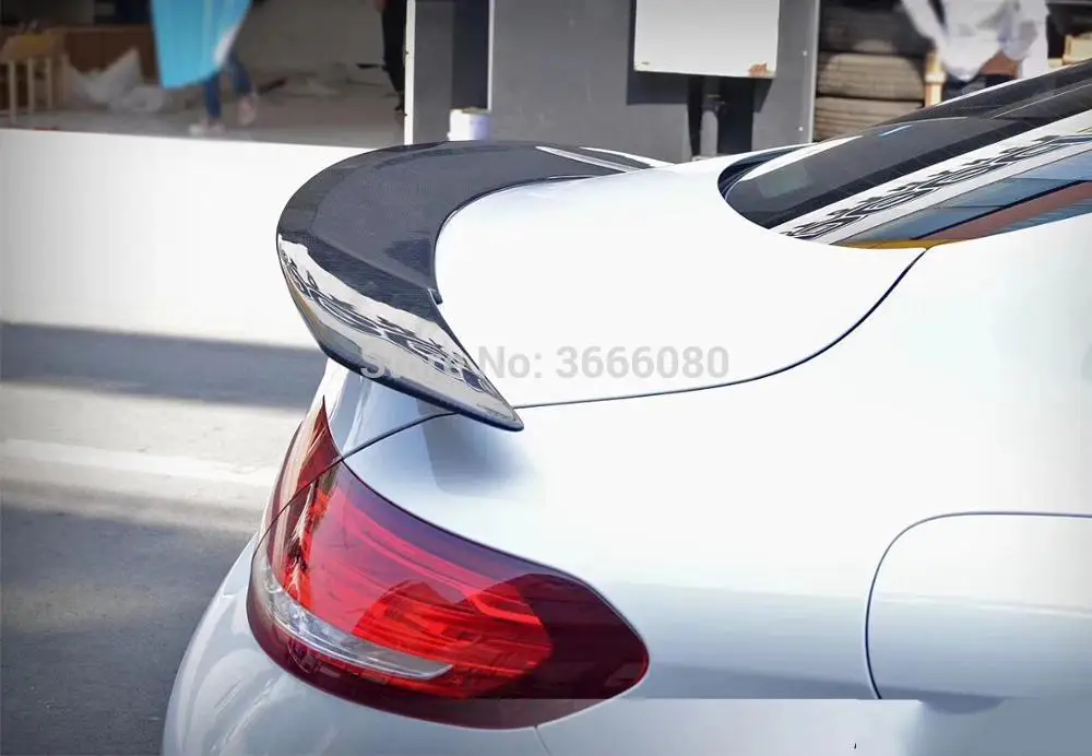 SHCHCG для Benz W205 2-дверный C Class C180 C200 C250 C300 C350 C400- стайлинга автомобилей углеродного волокна задний спойлер багажник крыло