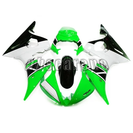 Мотоцикл полный обтекатель комплект для Yamaha YZF600 R6 2003 2004 2005 R6 03 04 05 ABS пластик впрыска кузова Зеленый Белый Черный
