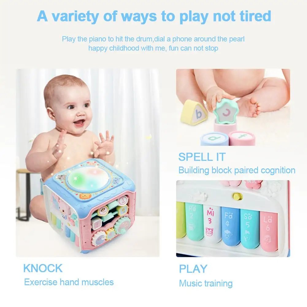  Early Educational Toy Baby Activity Cube Toys Educational Bead Maze Play Center Teaching Learning T - 4000115239604