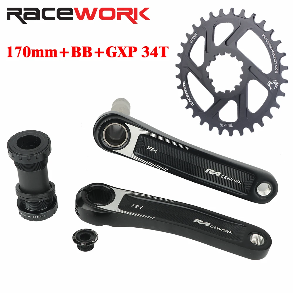 Manivelle VTT – Bras 170 Mm, 104 BCD, Plateau 32/34/36/38T (au Choix) – Neuf, Compatible Shimano